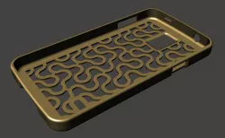 Dragon Curve Samsung Galaxy S5 Case 3D print model