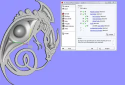 Dragon-design-element mesh object 3D print model