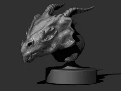 Dragon Head 3D print model