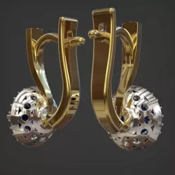 Earring V-116-E 3D print model