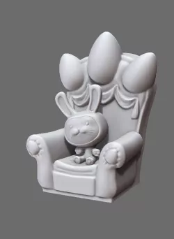 Easter Rabbit 3D print model