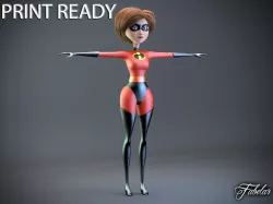 Elastigirl Printable 3D print model