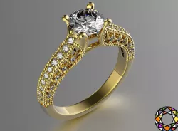 Engagement Ring 3D print model