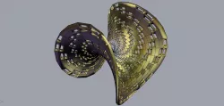Enneper Surface Holes 3D print model
