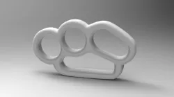 ERGONOMIC KNUCKLE DUSTER 3D print model
