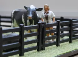 Farm fence for toy animals 3D print model