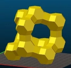FAU-type Zeolite 3D print model