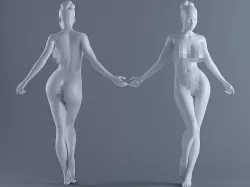 Female models 3D print model