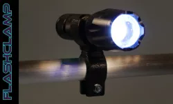 Flashlight clamp for bike 3D print model