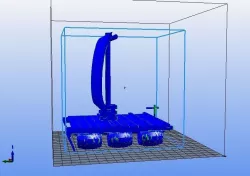 Floating raft 3D print model