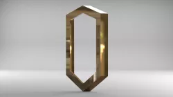 Frame Free low-poly  3D model