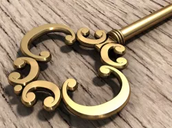Golden Key 3D print model
