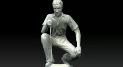 Golf statue 3D print model