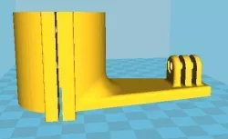 GoPRO Mound for Bike Motorbike Shock Damper Mount 3D print model