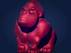 Gorilla 3D print model