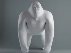 Gorilla 3D print model