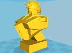 GUNDAM RX78 BUST HEAD  3D print model