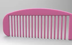 hair comb 3D print model