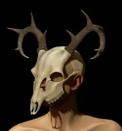 Halloween mask - Deer Skull 3D print model