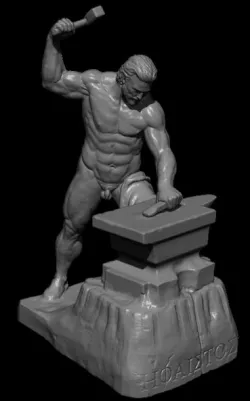 Hephaestus Greek God 3D print model