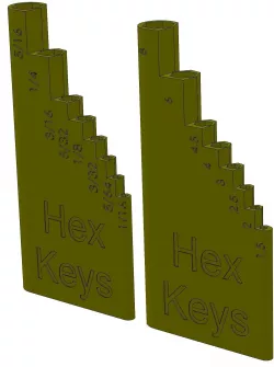 Hex Key Holder 3D print model