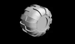 hobby tire 3D print model