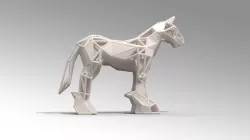 Horse 3D print model