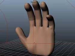 Human Hand 3D print model