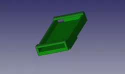 Ipod Nano 4g Mount for a Picatinny Rail 3D print model