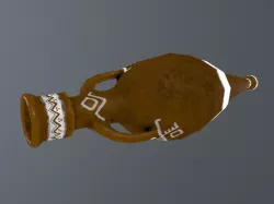 Jar model Free low-poly  3D model
