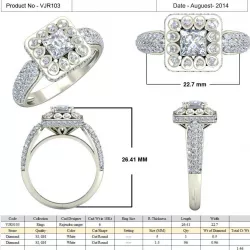 Jewelry 3D CAD  STL Files- VJR103 3D print model