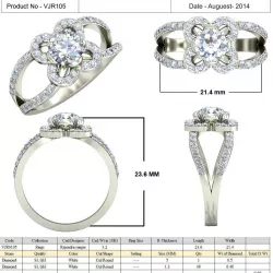 Jewelry 3D CAD  STL Files- VJR105 3D print model