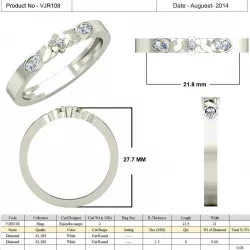 Jewelry 3D CAD  STL Files- VJR108 3D print model