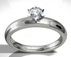 Jewelry Solitaire -  RIN1 3D print model