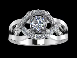 Jewelry Wedding Ring 2 3D print model