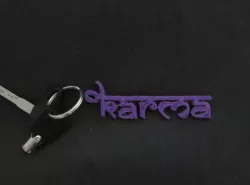 KARMA KeyChain 3D print model