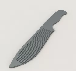 Knife comb 3D print model