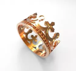 KOrona ring big 3D print model