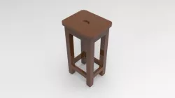 Lab Bench Free 3D model