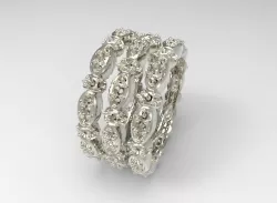 lady ring 3D print model