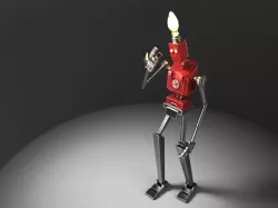 Lamp Robot 3D print model