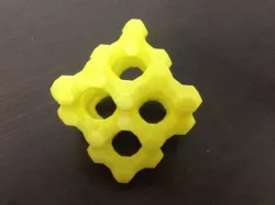 Large FAU-type Zeolite 3D print model