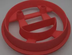Laugh Face Cookie Cutter 3D print model