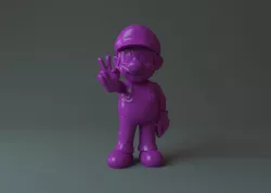 Mario 3D print model