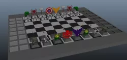 Marvel Chess Game 3D print model