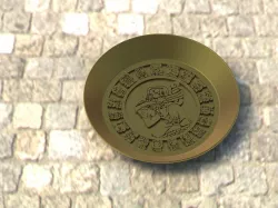 MAYAN CALENDAR SOAP DISH MOLD 3D print model