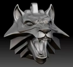 medallion The Witcher 3D print model