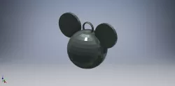 Mickey Mouse Earrings 3D print model