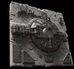 Missile silo 3D print model