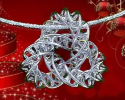  MOBIUS TORUS KNOT PENDANT 3D print model